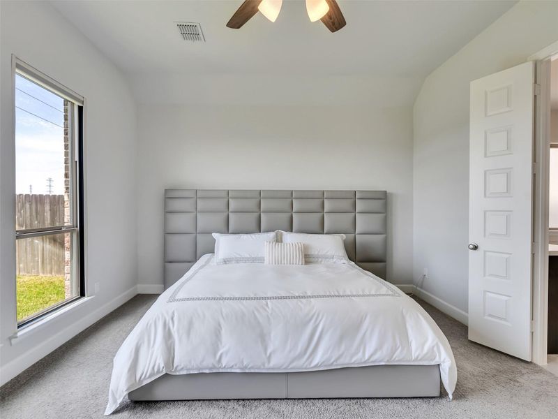 Furnished interior view inside a new home in Marvida, Cypress (Image 38).
