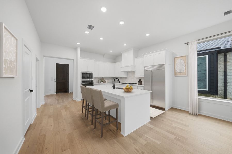 Furnished interior view inside a new home in Cottages of Celina, Celina (Image 14).