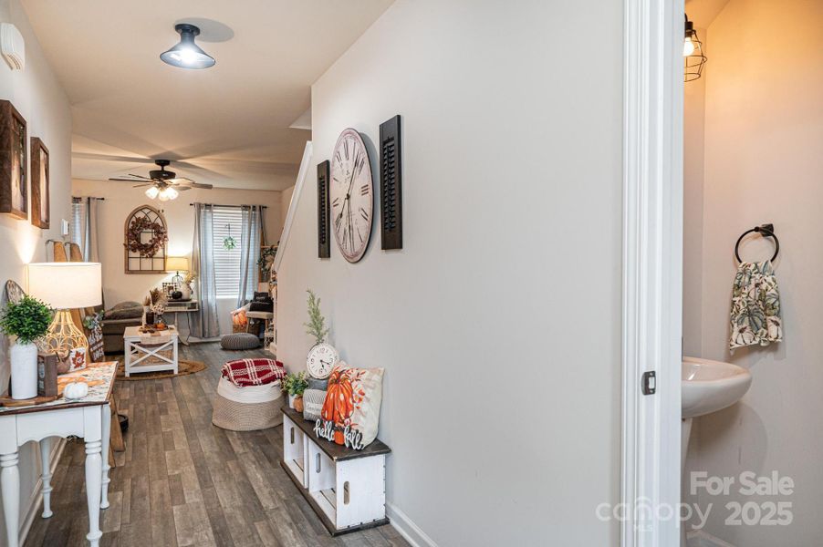 Furnished interior view inside a new home in , Newton (Image 3).