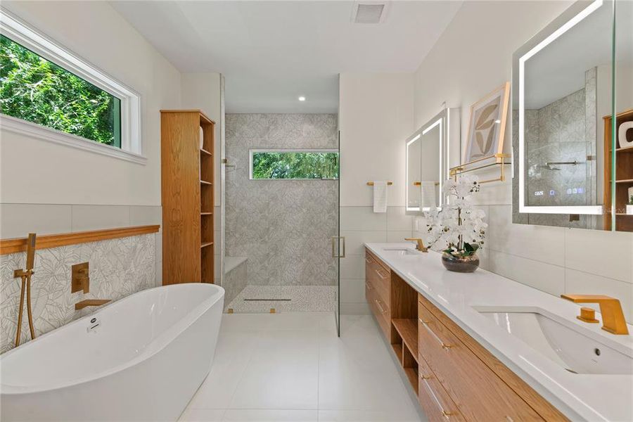 Primary bathroom Primary bathroom