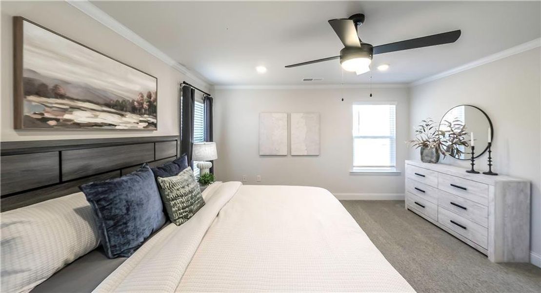 Furnished interior view inside a new home in Canterbury Villas, Carrollton (Image 20).