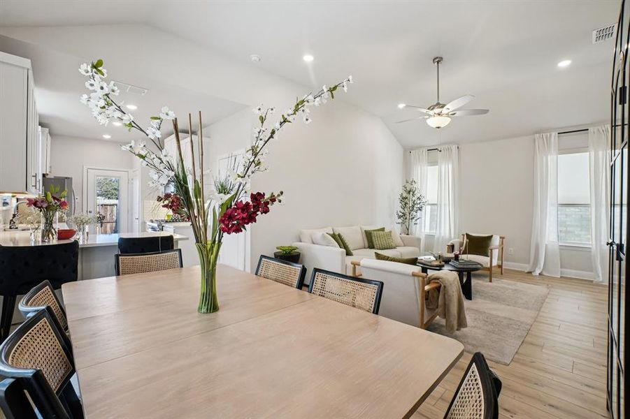 Furnished interior view inside a new home in Symmetry 37s, Frisco (Image 23).