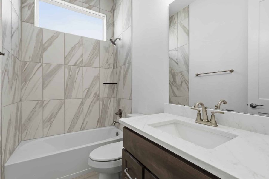 Furnished interior view inside a new home in The Trails, New Caney (Image 13). Furnished interior view inside a new home in The Trails, New Caney (Image 13).