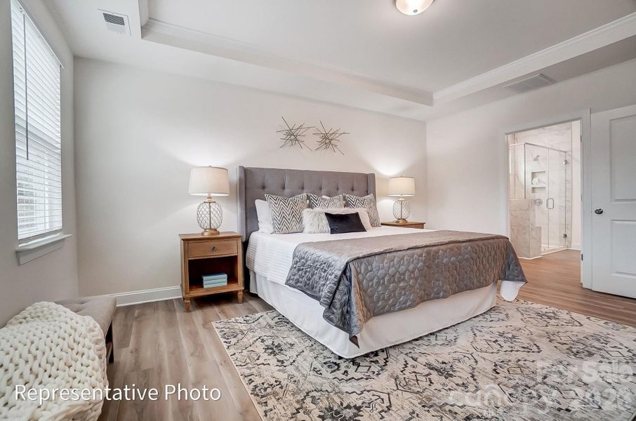 Furnished interior view inside a new home in Heritage - 55+ Community, Indian Trail (Image 35).