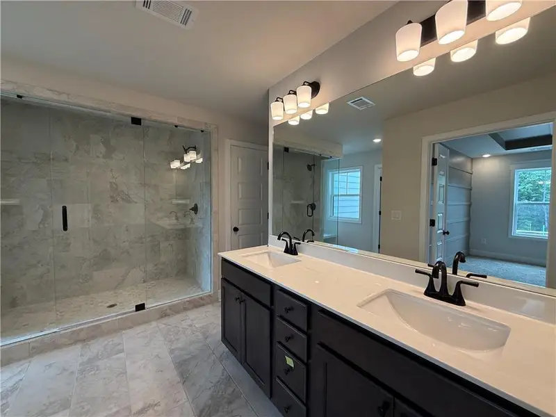 Furnished interior view inside a new home in The Towns at Auburn Station East, Auburn (Image 9).