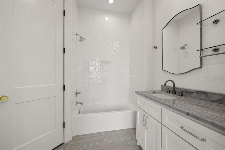 Furnished interior view inside a new home in , Hewitt (Image 15).