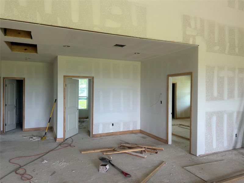 In-progress construction of a new home in , Crosby, TX (Image 14). In-progress construction of a new home in , Crosby, TX (Image 14).