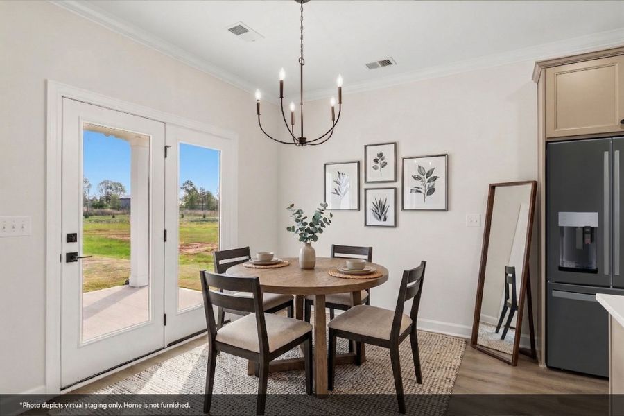 Furnished interior view inside a new home in Bens Crossing, Woodruff (Image 10).