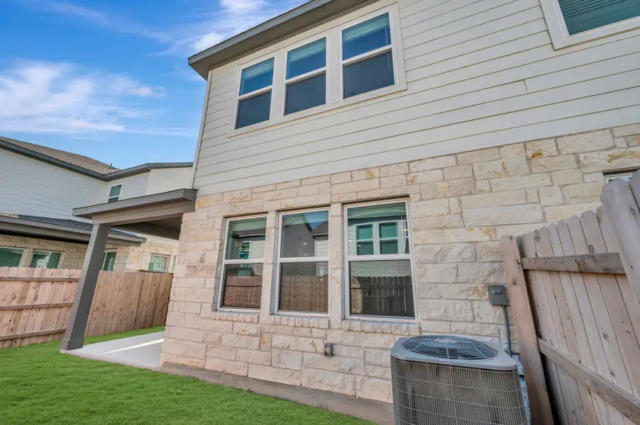 Exterior details and patio area of a home in Park Central, Georgetown (Image 25). Exterior details and patio area of a home in Park Central, Georgetown (Image 25).