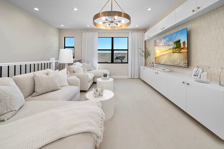 Representative furnished interior of a home built from the Royal by GL Homes in Valencia Parc at Riverland, Port St. Lucie (Image 10).