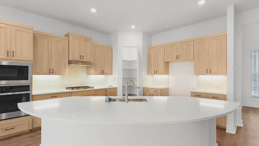 Furnished interior view inside a new home in Lariat, Liberty Hill (Image 7).