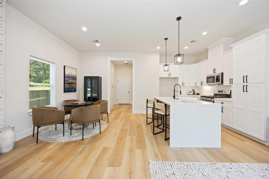 Furnished interior view inside a new home in , Houston (Image 10).