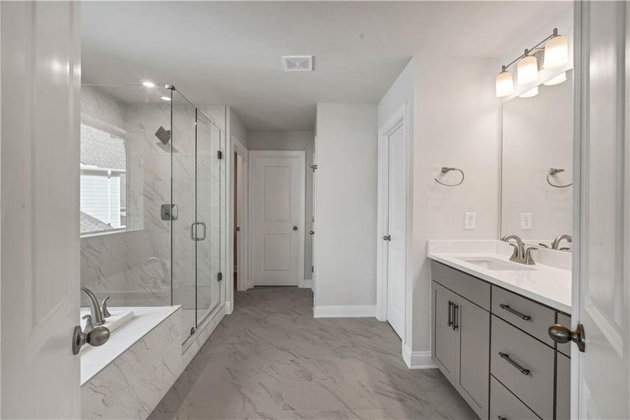 Furnished interior view inside a new home in Palmer Falls, Douglasville (Image 13).