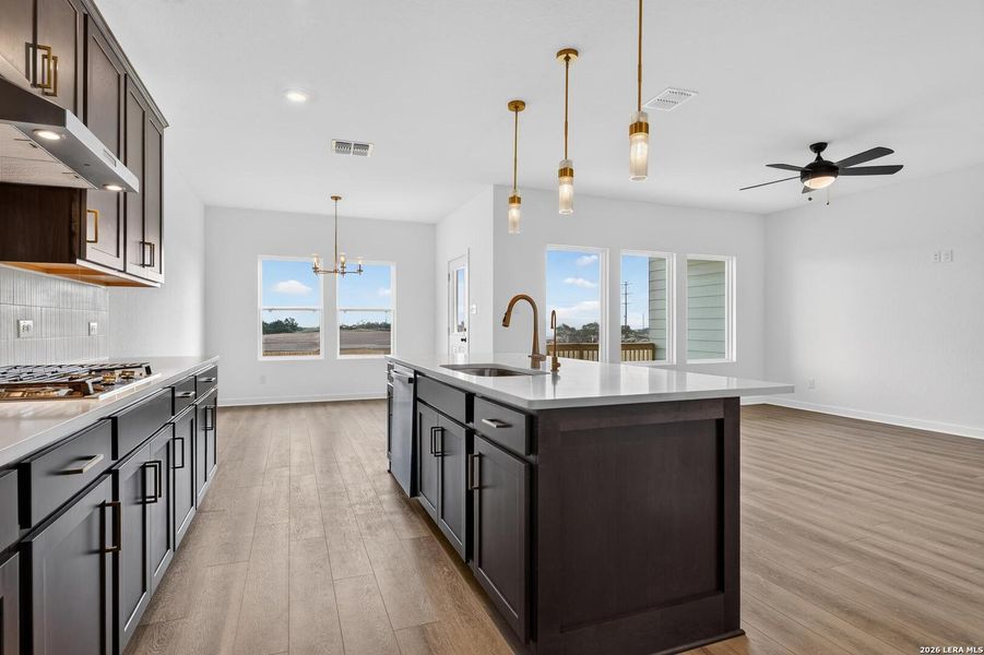Furnished interior view inside a new home in Cordova Trails, Seguin (Image 9).