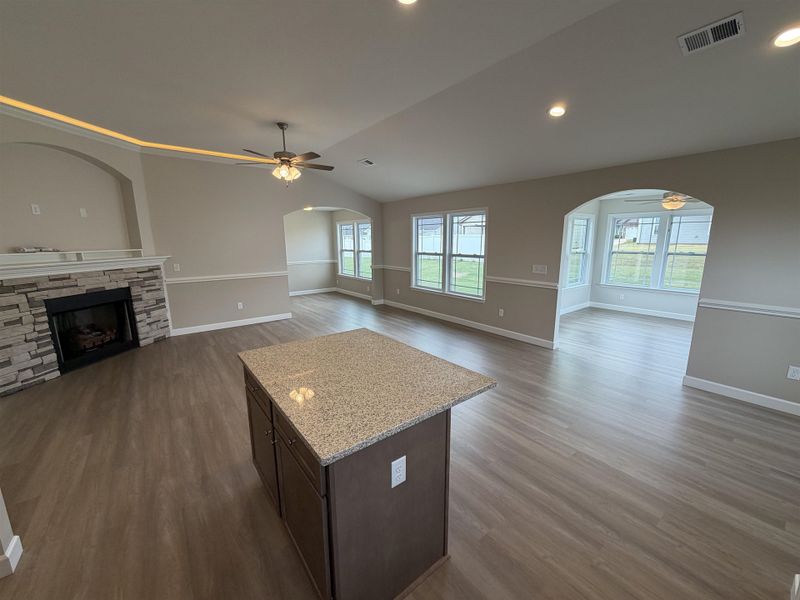 Spacious, unfurnished interior of a new home in Cleveland Meadows, Spartanburg (Image 7). Spacious, unfurnished interior of a new home in Cleveland Meadows, Spartanburg (Image 7).