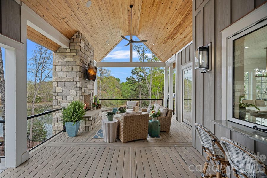 Exterior details and patio area of a home in , Clover (Image 27).