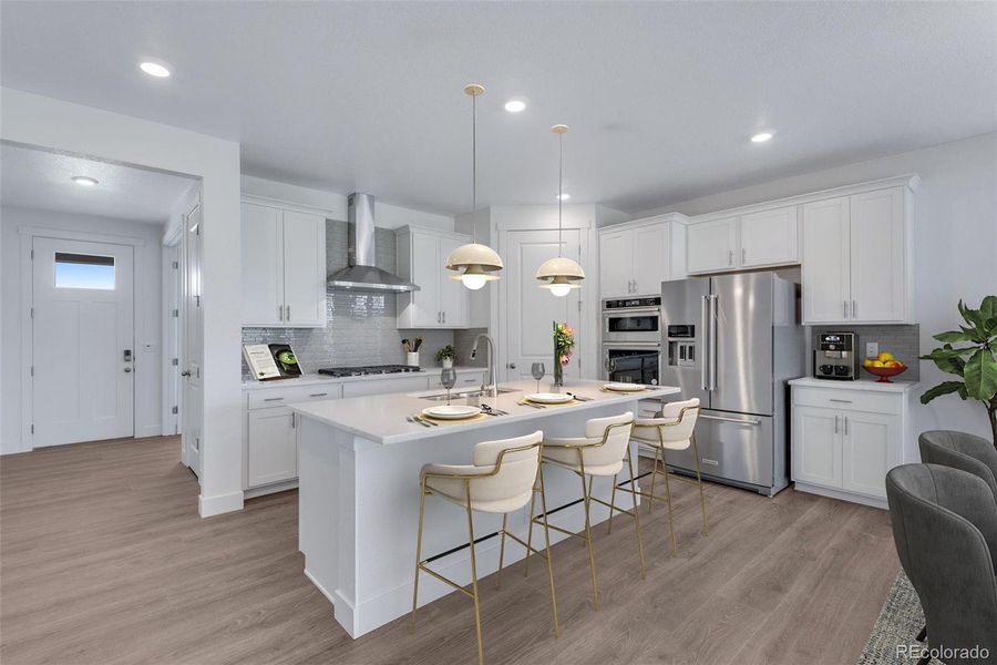 Furnished interior view inside a new home in Vantage, Berthoud (Image 5). Furnished interior view inside a new home in Vantage, Berthoud (Image 5).