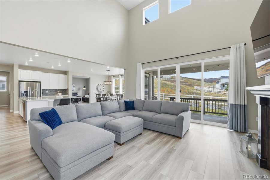 Furnished interior view inside a new home in , Castle Rock (Image 16).