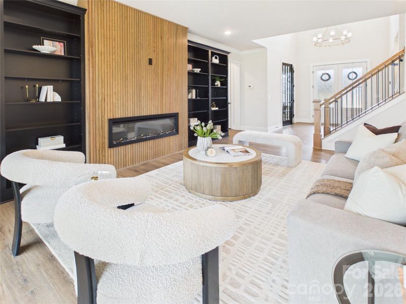 Furnished interior view inside a new home in , Mooresville (Image 40).
