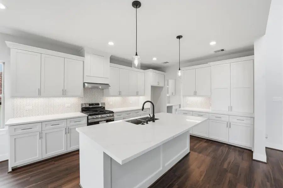 Furnished interior view inside a new home in , Houston (Image 6).