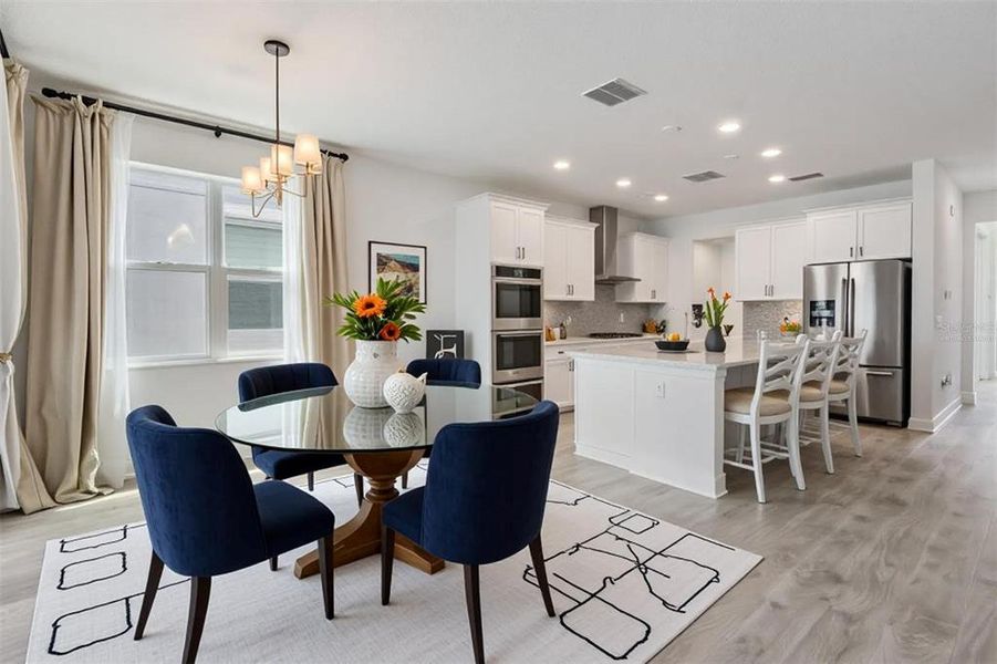 Furnished interior view inside a new home in , Wesley Chapel (Image 34).