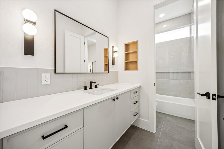 Furnished interior view inside a new home in , Houston (Image 17). Furnished interior view inside a new home in , Houston (Image 17).