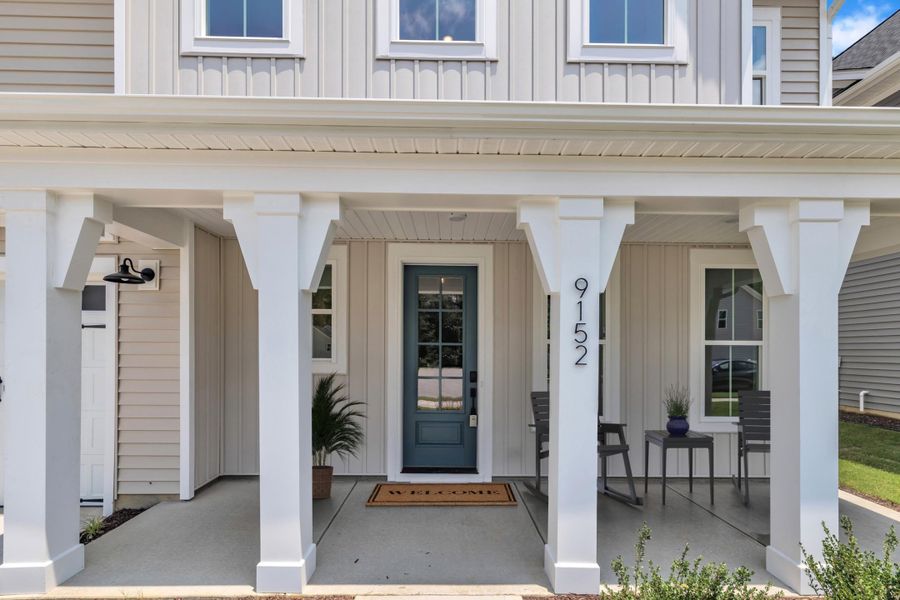 Representative exterior photo of a completed home built from the The Highland by RobuckHomes in Kennebec Crossing, Angier, NC (Image 9). Representative exterior photo of a completed home built from the The Highland by RobuckHomes in Kennebec Crossing, Angier, NC (Image 9).