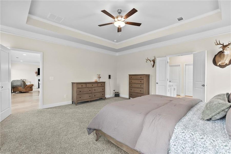 Furnished interior view inside a new home in Laurel Cove, Hoschton (Image 29).