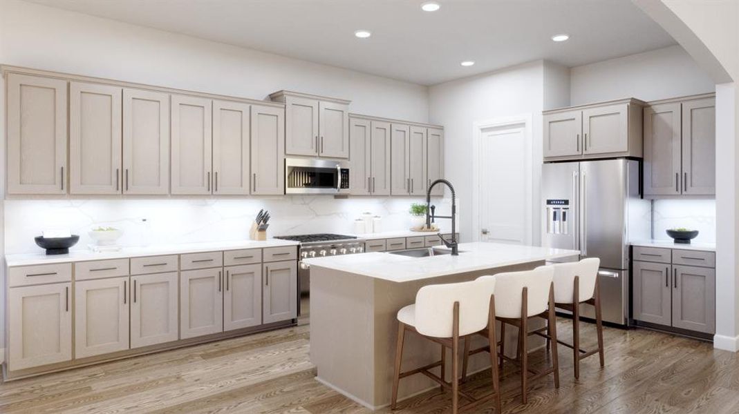 Furnished interior view inside a new home in Chatham Reserve, Providence Village (Image 10).