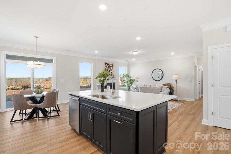 Furnished interior view inside a new home in The Meadows at Laurelbrook, Sherrills Ford (Image 35).