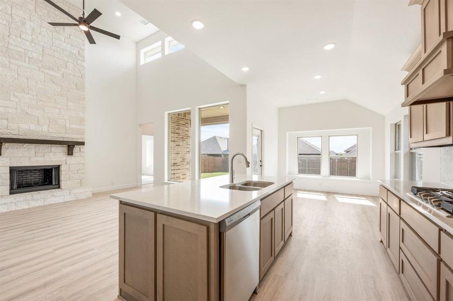 Furnished interior view inside a new home in Star Ranch Classic 50, Godley (Image 4). Furnished interior view inside a new home in Star Ranch Classic 50, Godley (Image 4).