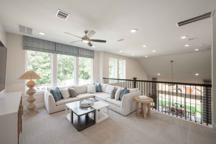 Furnished interior view inside a new home in Oakhill Reserve, Tomball (Image 13).