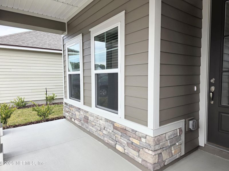 Exterior details and patio area of a home in Hyland Trail, Green Cove Springs (Image 2). Exterior details and patio area of a home in Hyland Trail, Green Cove Springs (Image 2).
