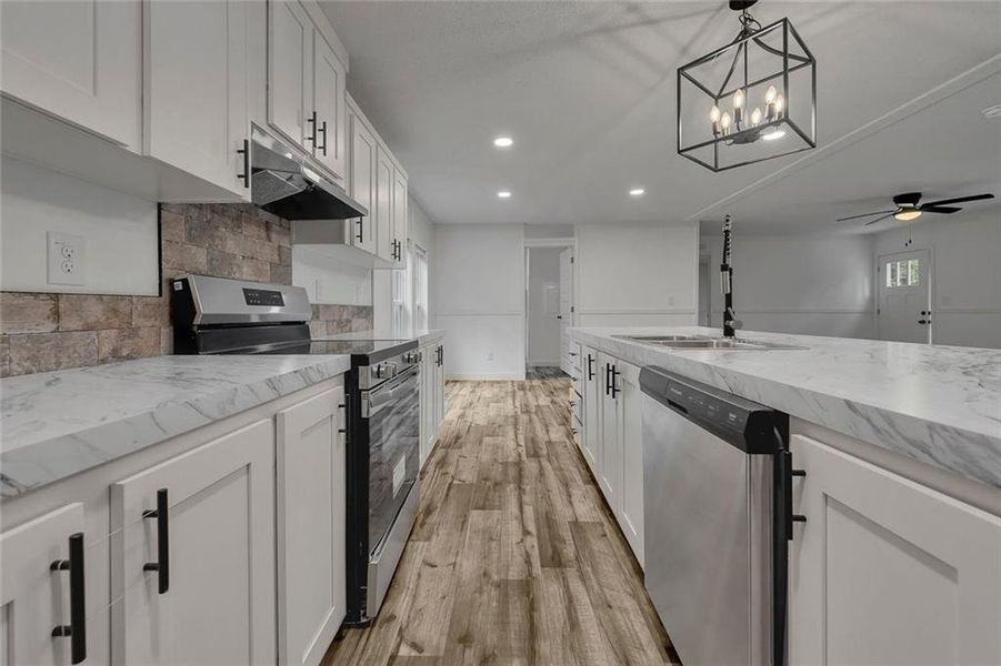 Furnished interior view inside a new home in , Maysville (Image 15).