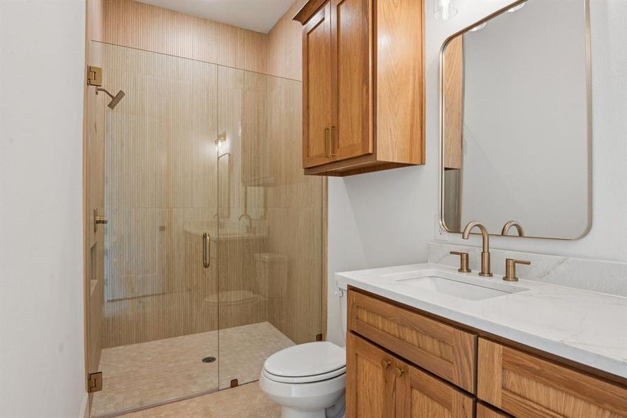 Furnished interior view inside a new home in , Burleson (Image 10).