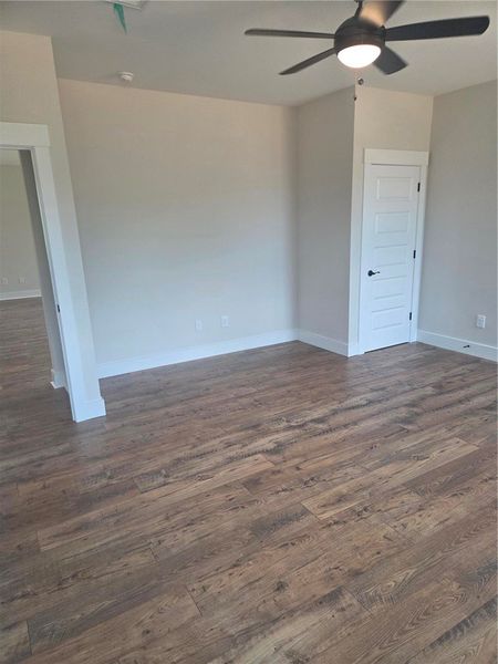 primary bedroom with an extra closet primary bedroom with an extra closet