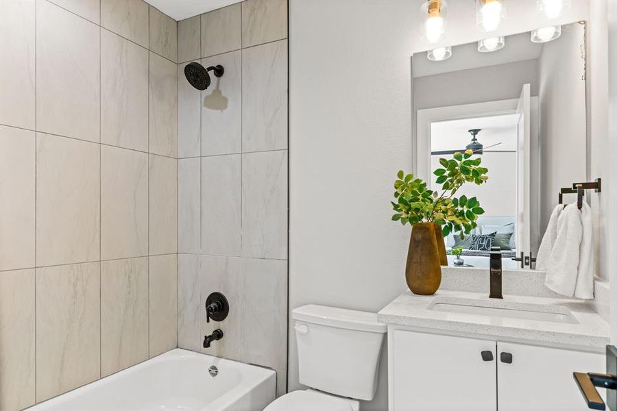 Close-up of interior finishes inside a home in , Dallas (Image 16).