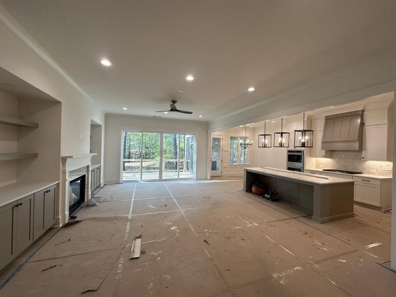 In-progress construction of a new home in , Cumming, GA (Image 11).
