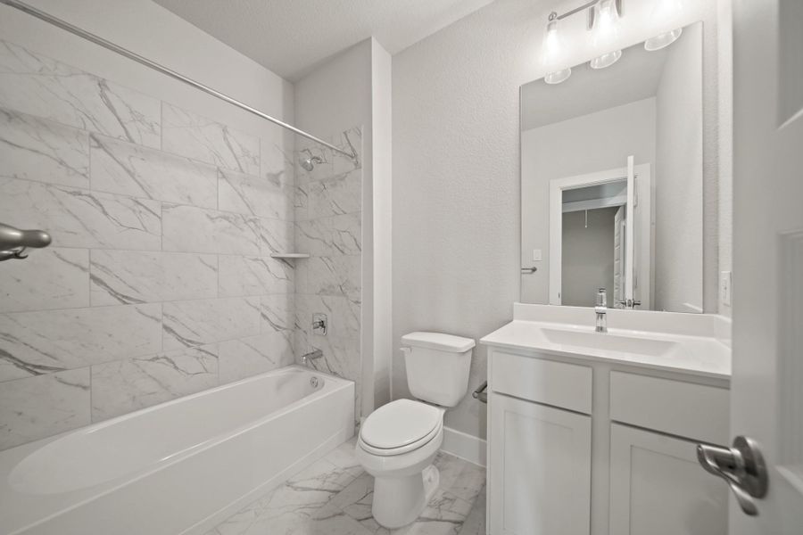 Furnished interior view inside a new home in Beacon Hill, Waller (Image 3). Furnished interior view inside a new home in Beacon Hill, Waller (Image 3).