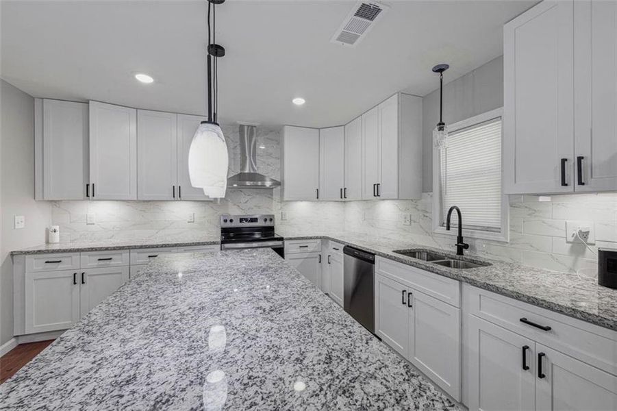 Furnished interior view inside a new home in , Stone Mountain (Image 14).