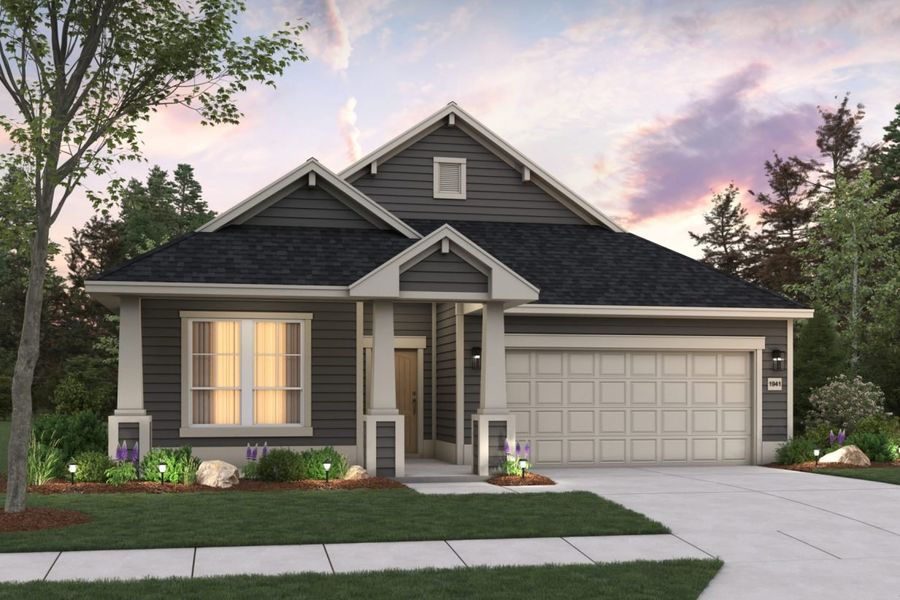 Representative exterior photo of a completed home built from the Cypress II Fulshear Lake by Brohn Homes in Fulshear Lakes, Fulshear, TX (Image 1). Representative exterior photo of a completed home built from the Cypress II Fulshear Lake by Brohn Homes in Fulshear Lakes, Fulshear, TX (Image 1).