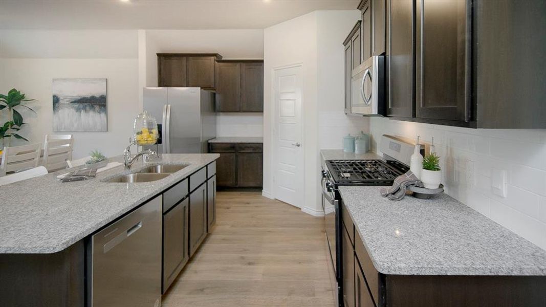 Furnished interior view inside a new home in Bel Air Village, Sherman (Image 21).
