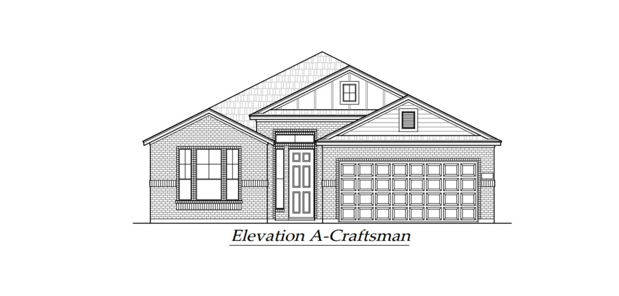 Exterior rendering of this home design in Alsatian Oaks, Castroville, TX (Image 4).