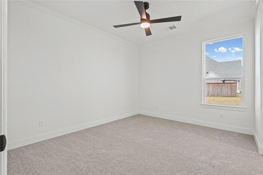 Spacious, unfurnished interior of a new home in Panther Creek Estates, Aledo (Image 35). Spacious, unfurnished interior of a new home in Panther Creek Estates, Aledo (Image 35).