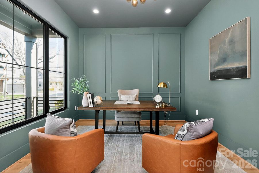 Furnished interior view inside a new home in , Charlotte (Image 32).