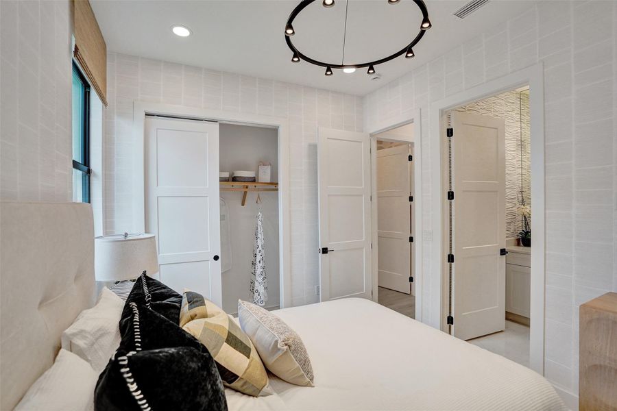 Furnished interior view inside a new home in Esprit at Avenir, Palm Beach Gardens (Image 27).