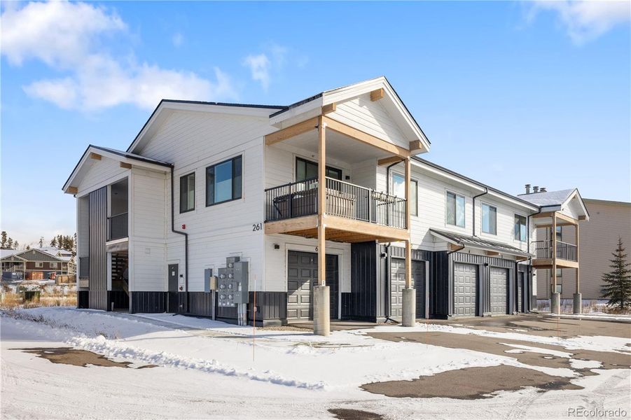 Front exterior of a new home in , Fraser, CO, highlighting curb appeal (Image 1). Front exterior of a new home in , Fraser, CO, highlighting curb appeal (Image 1).