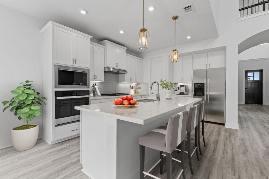 Light & Bright Kitchen - Virtually Staged