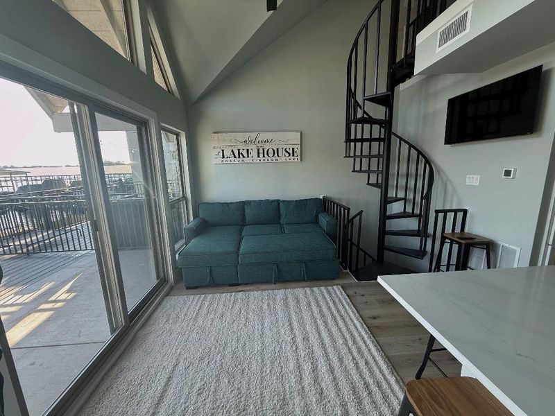 Furnished interior view inside a new home in , Strawn (Image 24).