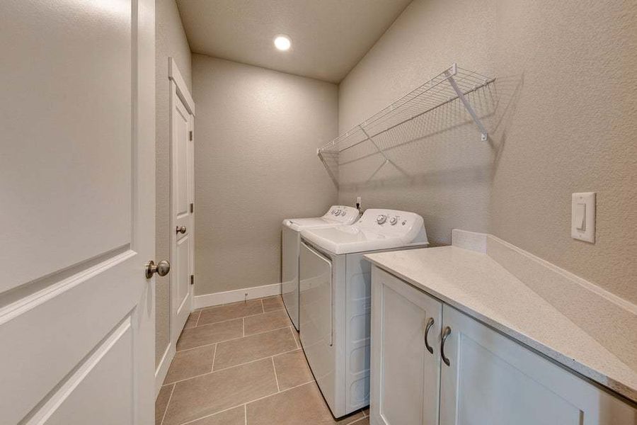 Laundry Room - Not Actual Home - Finishes May Vary